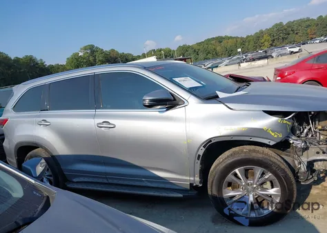 2015 Toyota Highlander Xle из США, поврежденный, VIN 5TDKKRFH9FS109342